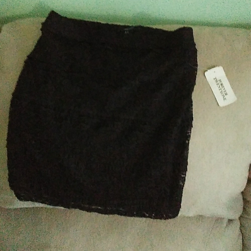 Black mini dress
